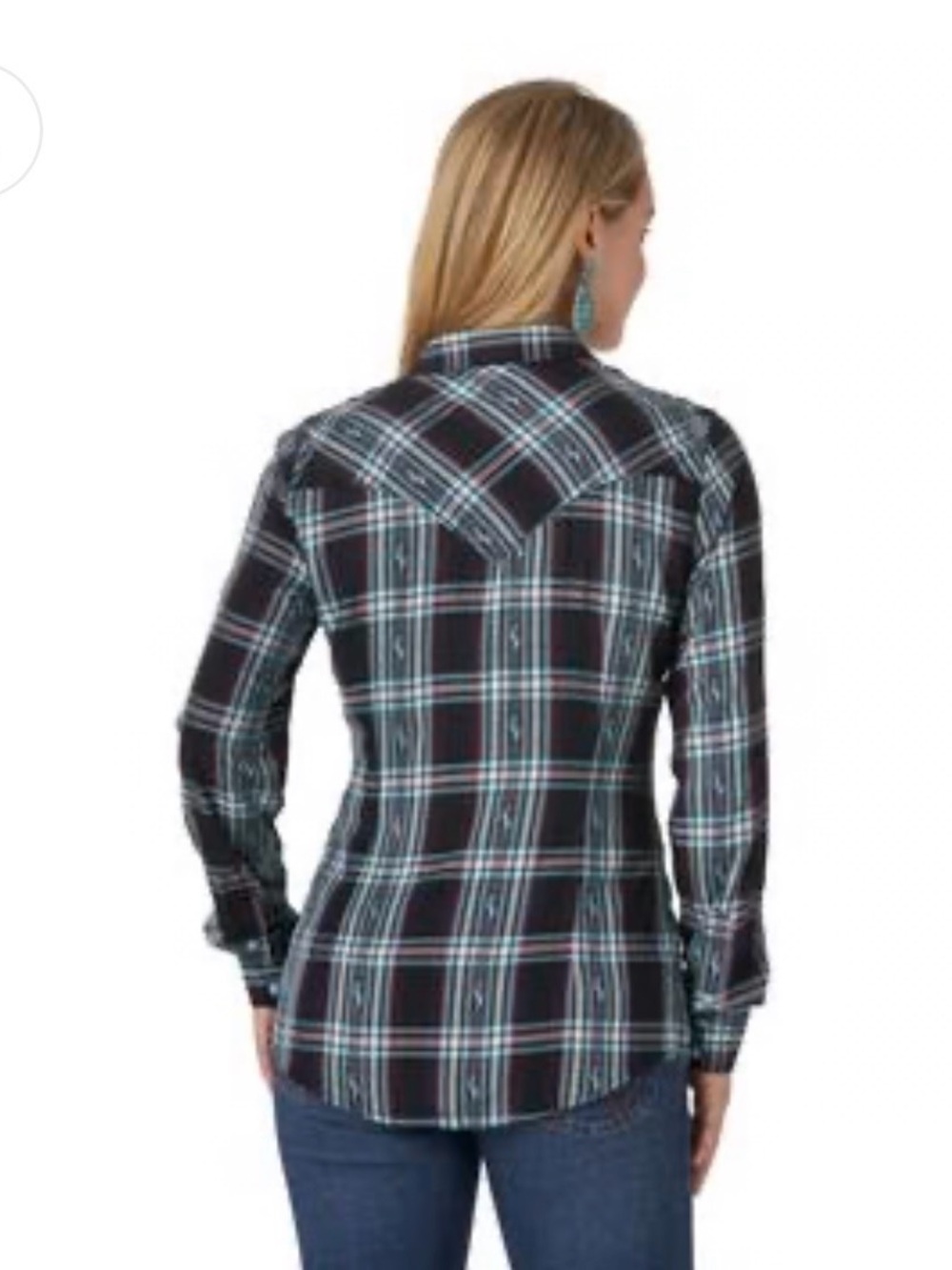 Wrangler Retro | Western Snap Shirt | Size = L - Picture 2 of 12
